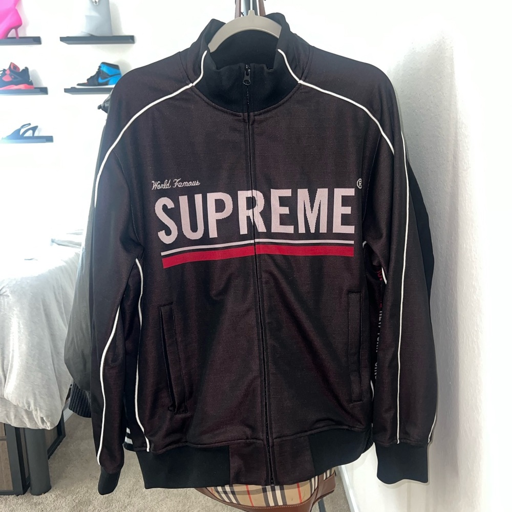 Supreme World Famous Jacquard Track Jacket